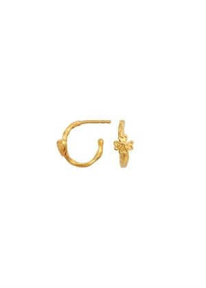 Loretta earring Forgyldt Maanesten